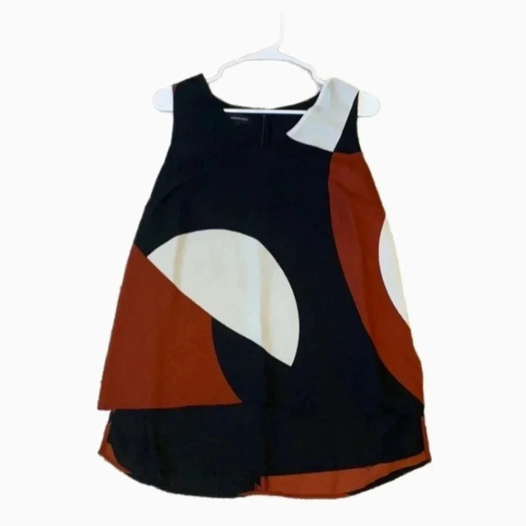 INC International Concepts Geometric Print Blouse - Picture 1 of 8